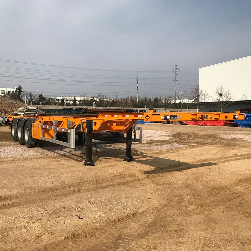 Gooseneck İskelet Konteyner Yarı Römork