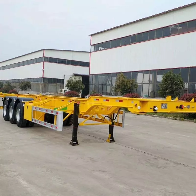 Alçak Yataklı İskelet Konteyner Yarı Römork